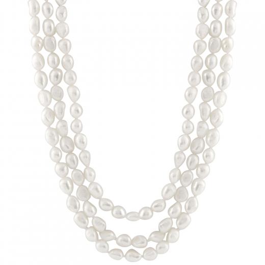 Endless Baroque 8-9mm Pearl Necklace