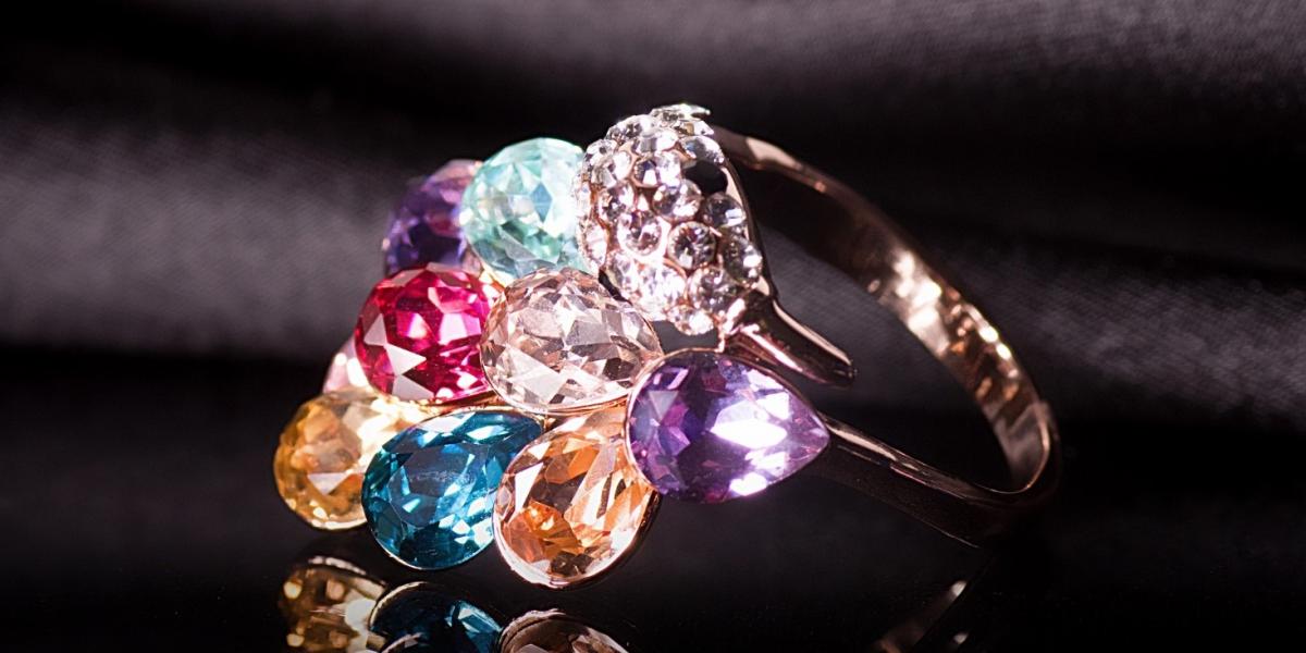 Different stone engagement ring.