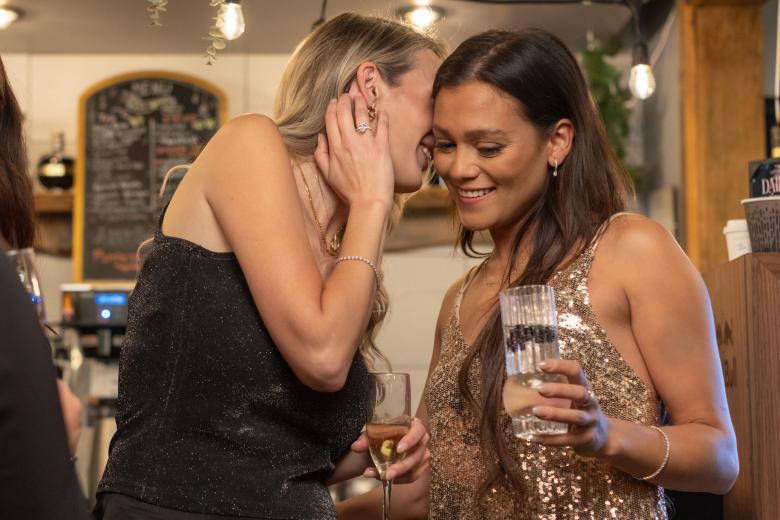 young women chatting and wearing bella moda jewellery