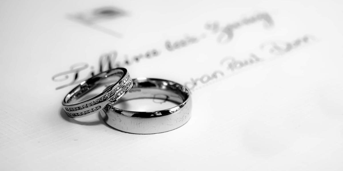 Picture of two wedding band